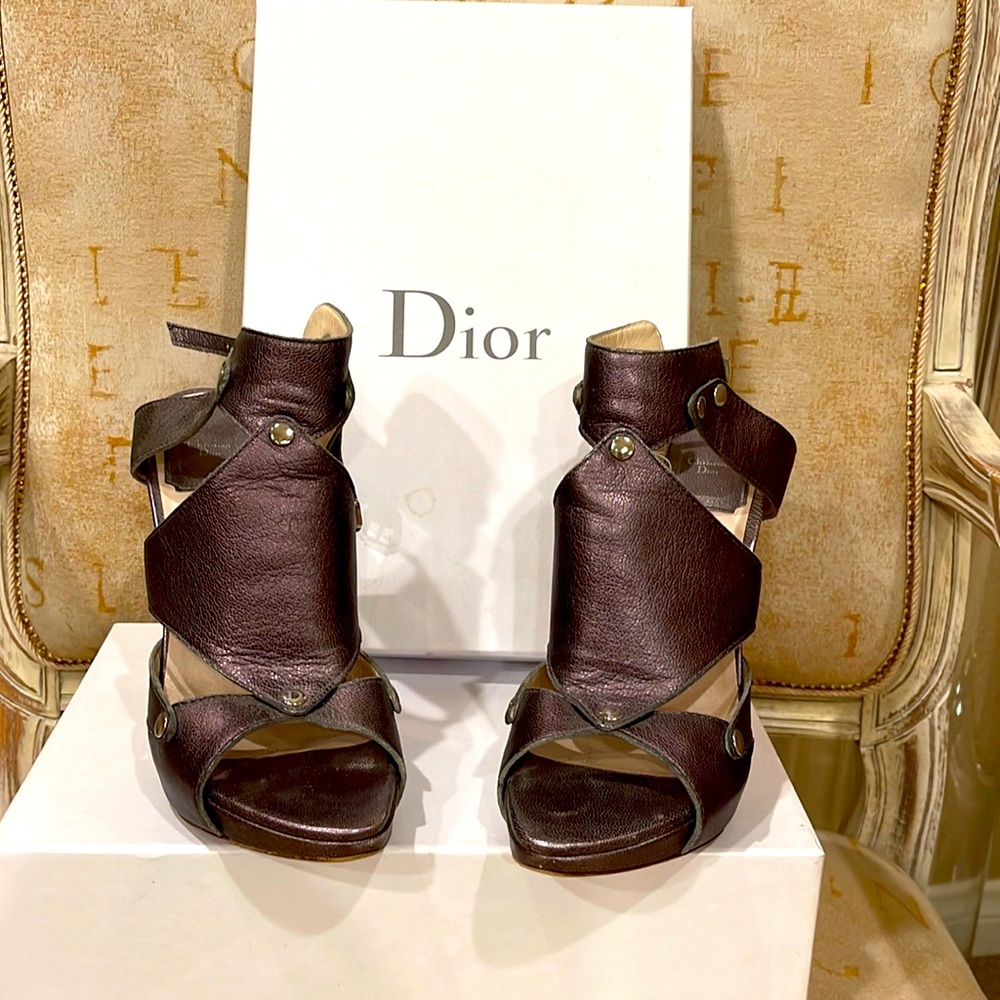 Extreme DIOR heel leather bronze